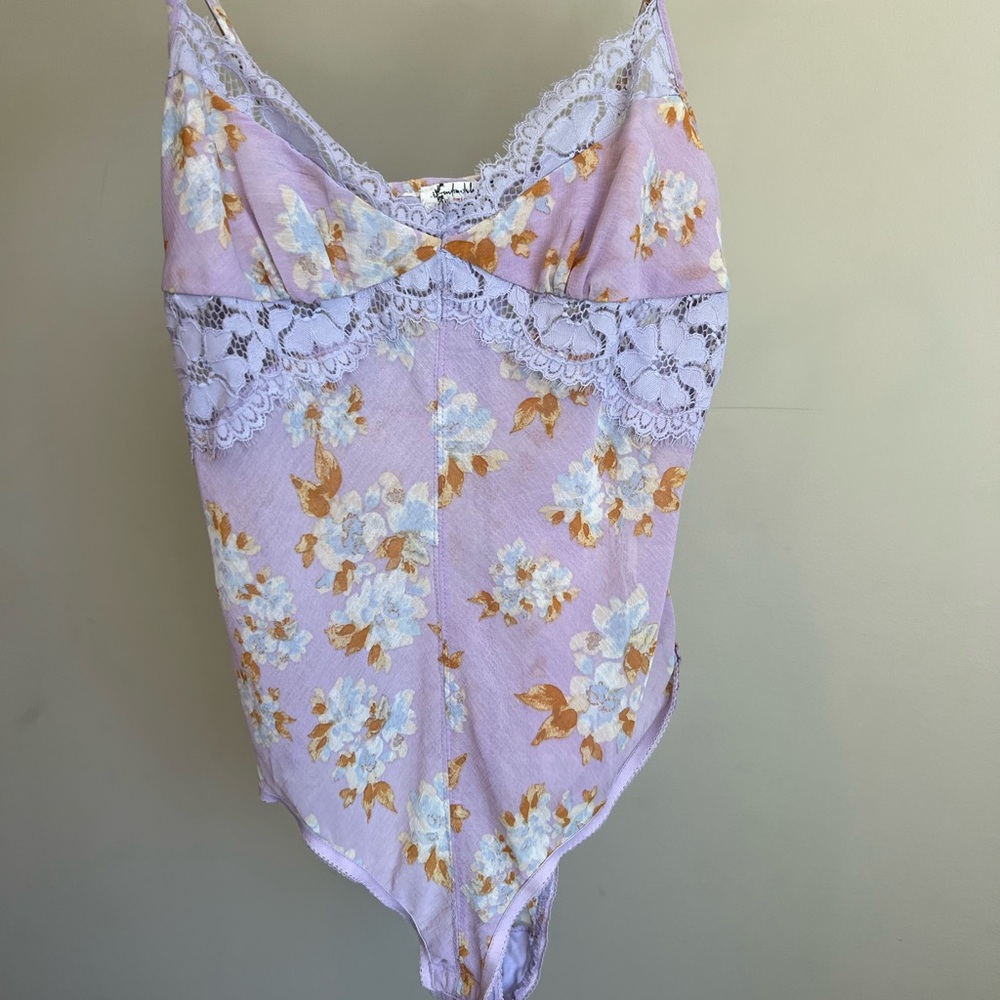 Floral Purple Bodysuit